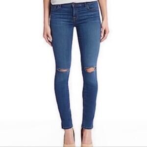 J Brand Skinny Leg Blu Cod De Jeans Stretch Women’s Size 27
